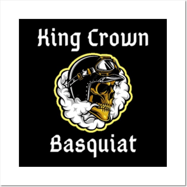 King crown basquit  vintage Wall Art by Clewg